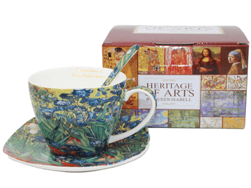 Porcelanasta skodelica in krožnik Van Gogh Starry Night kot darilo