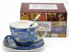 Porcelanasta skodelica Van Gogh Starry Night 250 ml