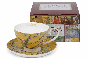 Van Gogh mandljeva porcelanasta skodelica s krožnikom 250 ml kot darilo