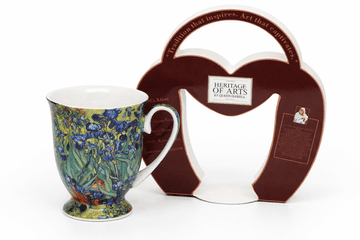 Porcelanasta skodelica 300 ml Vincent van Gogh Irises razkošno darilo