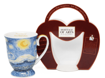 Porcelanasta skodelica Vincent van Gogh Zvezdna noč, luksuzno darilo