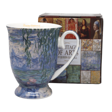 Monet Porcelanska skodelica Lokvanji 300 ml Kraljica Izabela kot darilo