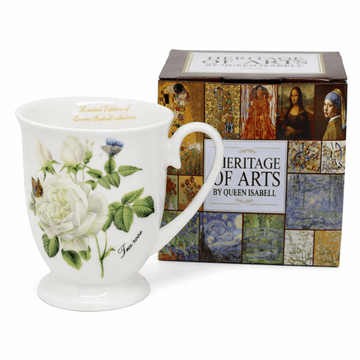 300 ml porcelanasta skodelica v darilni škatli, kolekcija White Rose