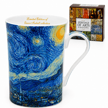 Porcelanasta skodelica 300 ml Vincent van Gogh Zvezdna noč Kot darilo