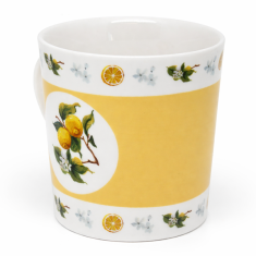 Porcelanasta skodelica 350 ml limone Darilna škatla za skodelico z limono