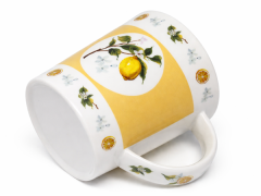 Porcelanasta skodelica 350 ml limone Darilna škatla za skodelico z limono