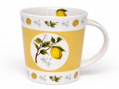 Porcelanasta skodelica 350 ml limone Darilna škatla za skodelico z limono
