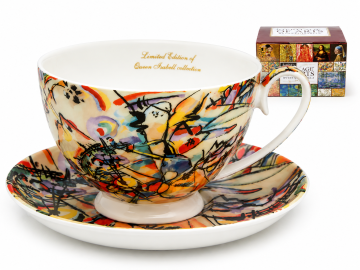 Porcelanasta skodelica za kavo 250 ml Kandinsky darilo kraljica Isabell