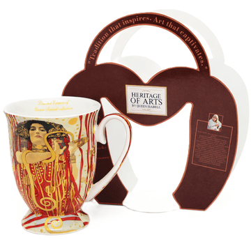 Luksuzni darilni set porcelanastih skodelic Gustav Klimt Judith