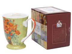 Porcelanasta skodelica 300 ml "Maki" - Vincent van Gogh kot darilo
