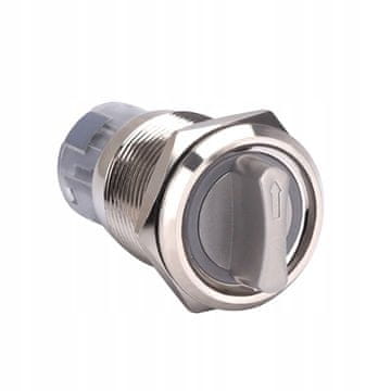 3-POLOŽAJNO VANDALOZAVARNO STIKALO 250V 5A 19x38MM MODRO