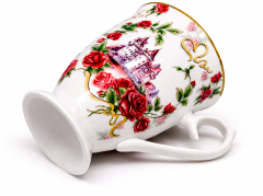 Porcelanasta skodelica 330 ml v darilni škatli Roses Castle Elegant Gift