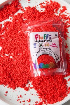 senzorična masa FLUFFI RED