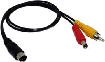 Adapter M S-Video na M-RCA+M-DC