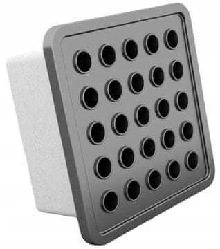 DE ErgoKratka Grafit Tihi kopalniški ventilator