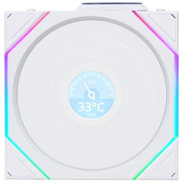 Lian Li Uni Fan TL Wireless LCD 120 White (LULI-114)
