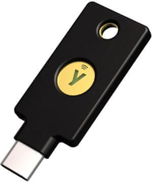 Yubico varnostni ključ C NFC črne barve (5060408465301)