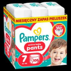 Pampers Pants Active Baby velikost 7 15+ kg 108 kosov (8006530305747)
