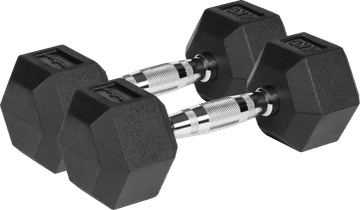 BE Rebel Active gumirane uteži iz litega železa HEX 2x4 kg RBA-2325-04 (5901890111829)