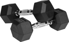 BE Rebel Active gumirane uteži iz litega železa HEX 2x4 kg RBA-2325-04 (5901890111829)