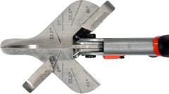 YATO Škarje za plastiko, gumo, vinil: dolžina 245 mm, za rezanje pod kotom 22,5° in 45°, CrV YT-18960 (5906083064388)