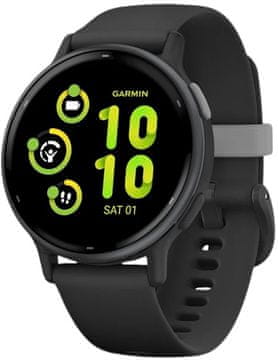 Garmin Pametna ura Vivoactive 5 42,2 mm črne/skrilaste barve (010-02862-10)