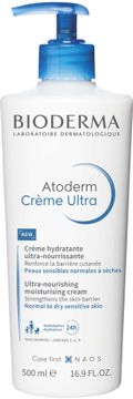 Bioderma Atoderm Ultra vlažilna krema za obraz in telo 500 ml (3701129805343)