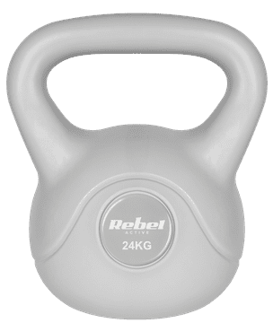 BE Kettlebell Rebel Active RBA-2322G-24 bitumenski 24 kg siv (5901890122092)