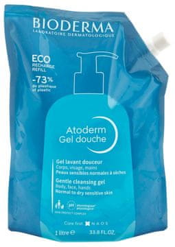 Bioderma Atoderm mehčalni gel za prhanje, polnilo 1 l (3701129807323)