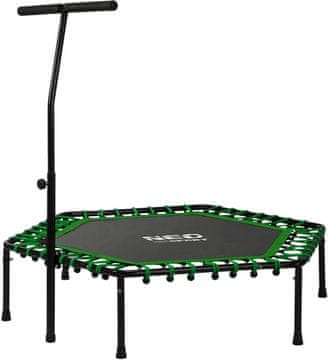 NEO fitnes trampolin 127 cm z ročajem, zelen (5903890604349)