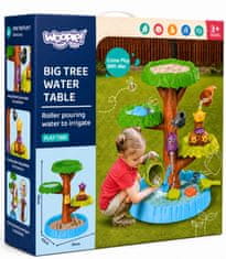 WOOPIE peskovnik vodna miza 2v1 Happy Tree 8 dodatkov (5904326945814)
