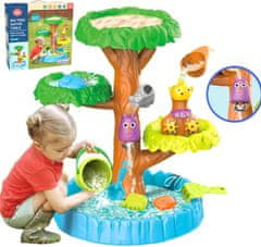 WOOPIE peskovnik vodna miza 2v1 Happy Tree 8 dodatkov (5904326945814)