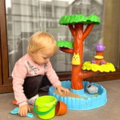 WOOPIE peskovnik vodna miza 2v1 Happy Tree 8 dodatkov (5904326945814)