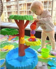 WOOPIE peskovnik vodna miza 2v1 Happy Tree 8 dodatkov (5904326945814)