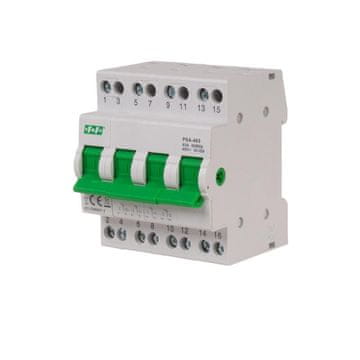 FF OMREŽNI GENERATOR MODULARNO STIKALO NAPAJALNI VIR 4P 63A ZA TIRNICO TH35