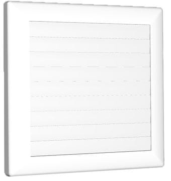 airRoxy ZAPRTA PREZRAČEVALNA REŠETKA NASTAVLJIV KANAL BELA 80-150MM 170X170MM