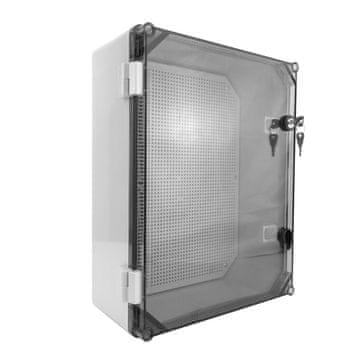 Elektro-Plast OHIŠJE UNIBOX Z MONTAŽNO PLOŠČO PROZORNI POKROV IP65 UNI-1/T
