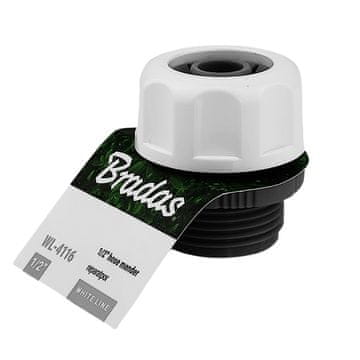 Bradas PRIKLJUČEK ZA VRTNO CEV 1/2" S PREHODOM NA 3/4" GZ ADAPTERSKI PRIKLJUČEK