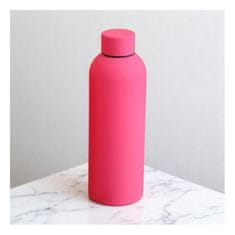 TERMOS STEKLENICA ZA VODO 500 ML NERJAVEČE JEKLO MEHKA NA DOTIK FUKSIJANSKA MODNA
