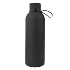 TERMOS STEKLENICA 500 ML NERJAVEČE JEKLO MEHKA NA DOTIK ČRNA MODNA