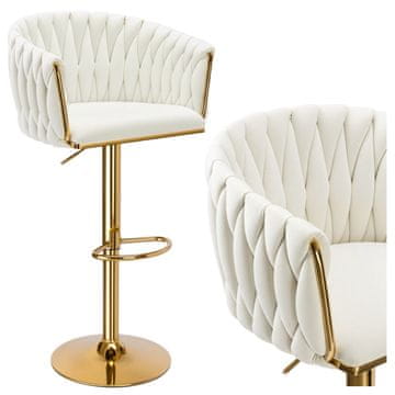 EH Barski stol Cofton Gold Cream White