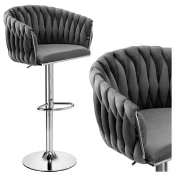 EH Barski stol Cofton Chrome Graphite Velvet