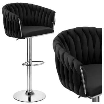 EH Barski stol Cofton Chrome Black Velvet