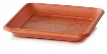 Prosperplast Kvadratni krožnik 22 cm TERRA PKWT22 | Terakota