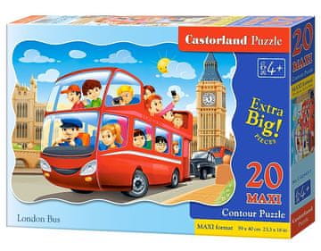 Castor 20-delna maksi sestavljanka. Londonski avtobus