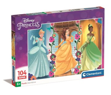 104-delna sestavljanka. Odlične. Princese.