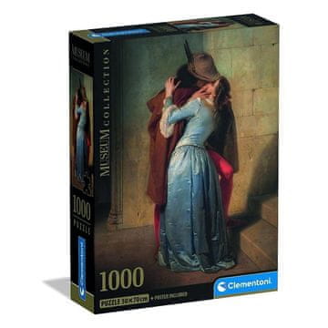 1000-delna sestavljanka. Kompaktni muzej Hayes, Poljub.