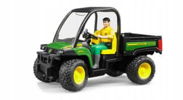 Bruder John Deere Gator XUV 855D s figuro 02490 Profi serija 1:16