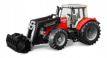 Bruder Massey-Ferguson s čelnim nakladalnikom 03047 Profi serija 1:16