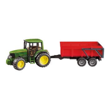 Bruder Traktor John Deere 6920 s prikolico 02057 Profi serija 1:16